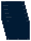 Standard & Alliance Textile SOL Card Binders | Table of Contents & Tabs