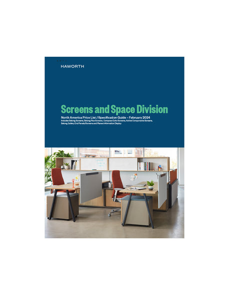 Screens and Space Division Price List & Spec Guide