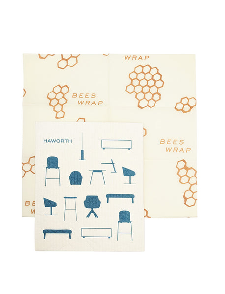 Bees Wrap and Swedish Dish Cloth Set